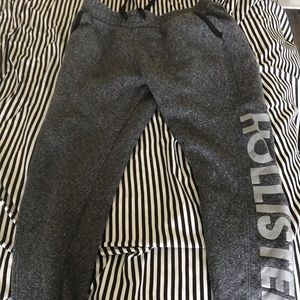 Holister grey sweat pants